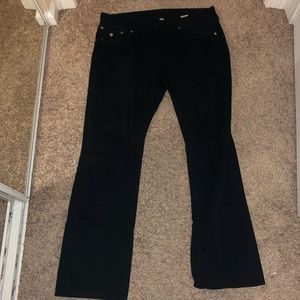 Men’s black True Religion jeans size 36.